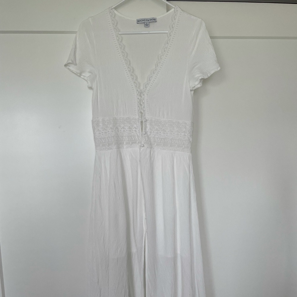 White Midi Dress